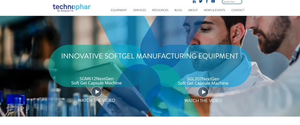 Technophar | Softgel Encapsulation Machine Manufacturer 