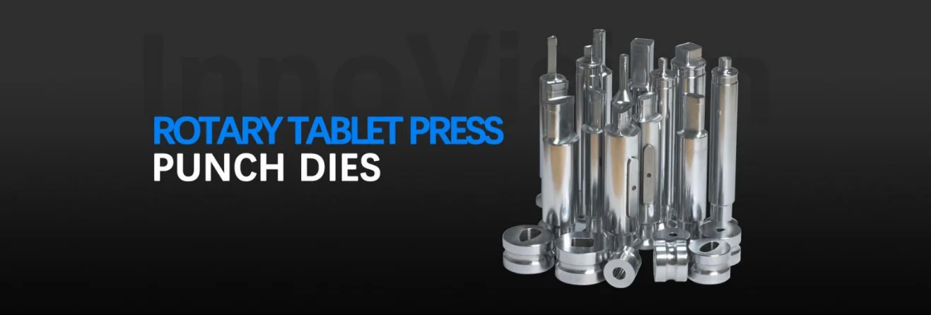 Rotary tablet press punch dies and tooling used for B-type and D-type standards