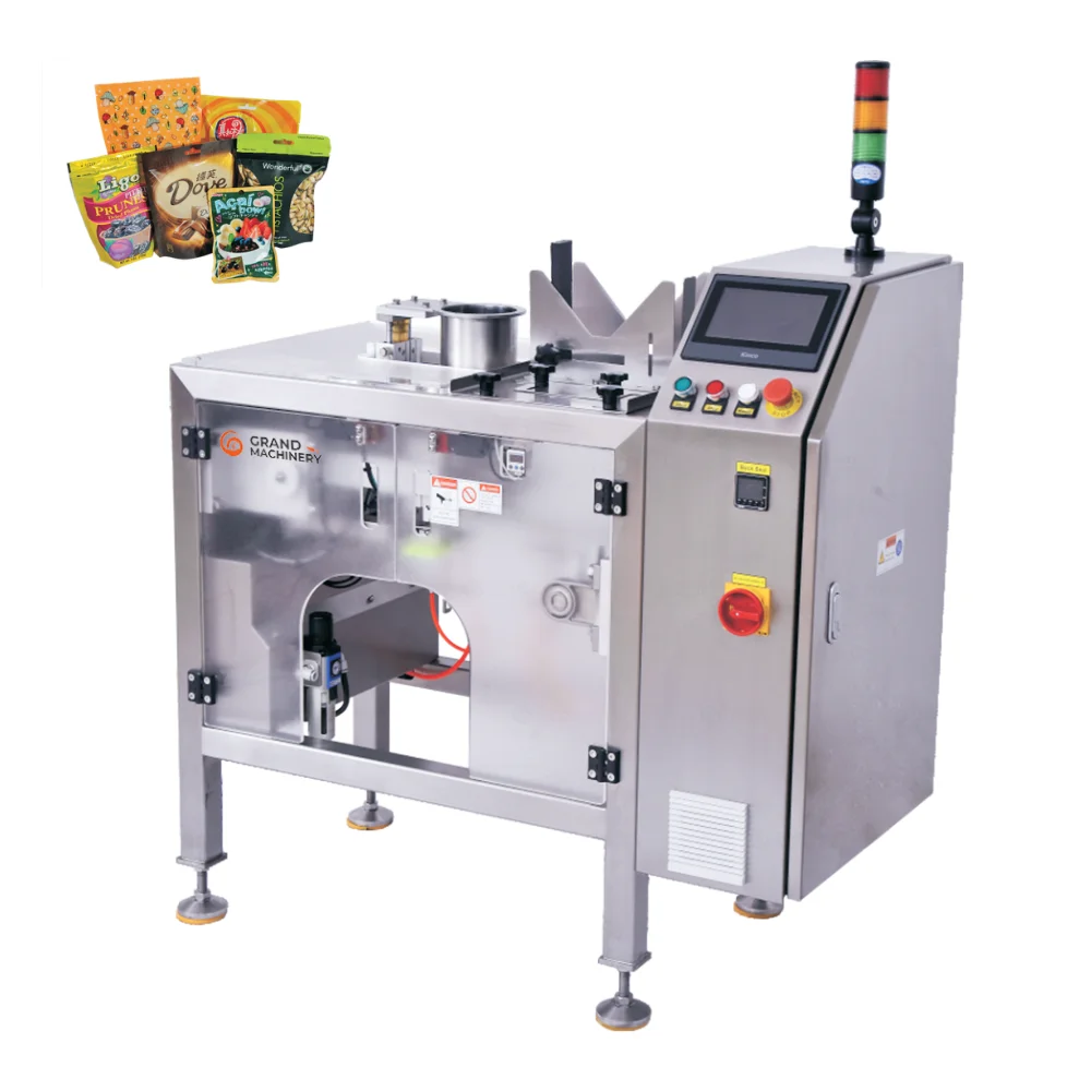 DB200 Pre-made Pouch Packaging Machine with Samples