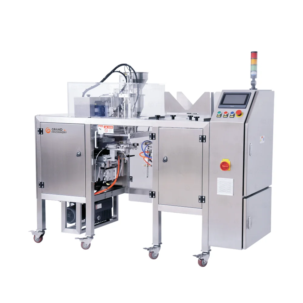 DB300 pre-made pouch packaging machine for small batch automation