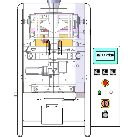 GM320B Vertical Form Fill Seal Machine (VFFS) Diagram